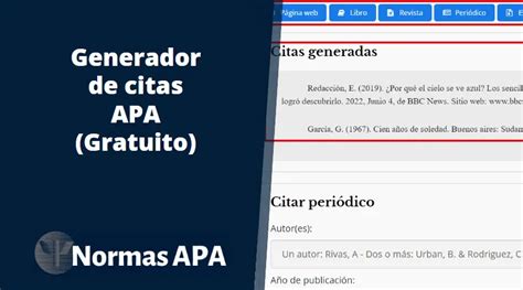 generador para citar en apa|Gerador de Referências APA [Atualização de 2025]